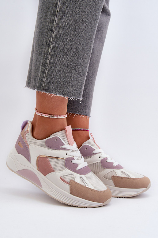 Sneakers modeļa apavi   ar platformu Violeta krāsa Lenivia Sneakers modeļa apavi   ar platformu Violeta krāsa Lenivia