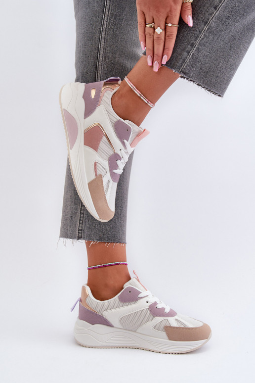 Sneakers modeļa apavi   ar platformu Violeta krāsa Lenivia Sneakers modeļa apavi   ar platformu Violeta krāsa Lenivia