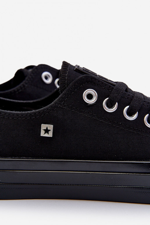 Vīriešu brīvā laika apavi  Big Star NN174110 melnas krāsas Vīriešu brīvā laika apavi  Big Star NN174110 melnas krāsas