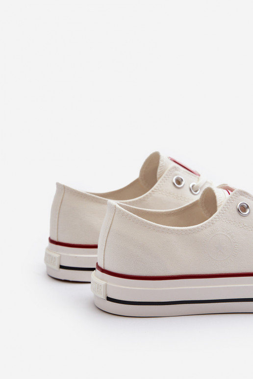 Vīriešu brīvā laika apavi Big Star NN174102 baltas krāsas Vīriešu brīvā laika apavi Big Star NN174102 baltas krāsas