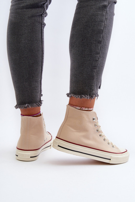 sieviešu puszābaki  Big Star NN274278 smilšu krāsas sieviešu puszābaki  Big Star NN274278 smilšu krāsas