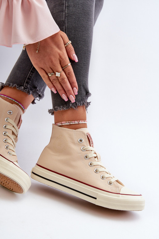 sieviešu puszābaki  Big Star NN274278 smilšu krāsas sieviešu puszābaki  Big Star NN274278 smilšu krāsas