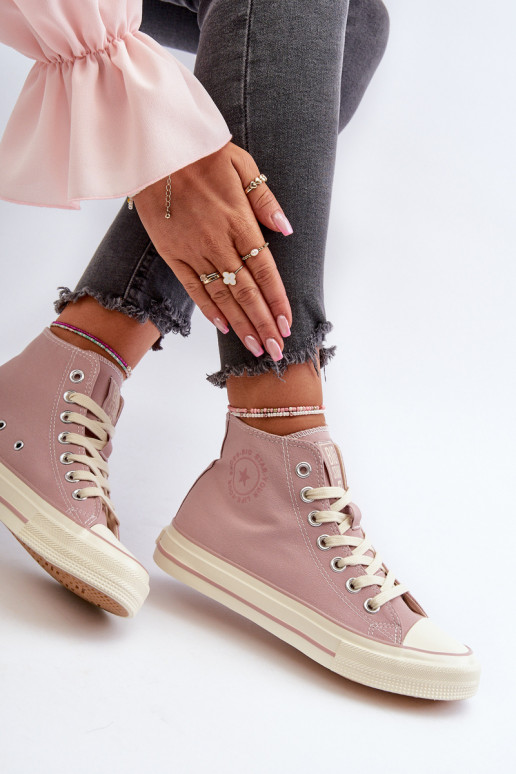 sieviešu puszābaki  Big Star NN274277 Rozā krāsas sieviešu puszābaki  Big Star NN274277 Rozā krāsas