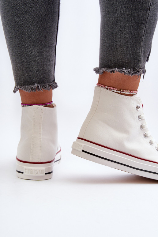 sieviešu puszābaki  Big Star NN274276 baltas krāsas