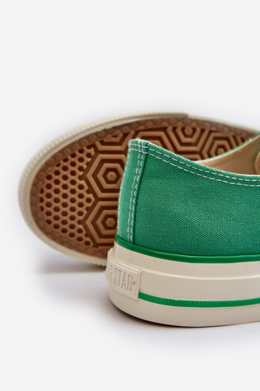 sieviešu puszābaki Big Star NN274268 Zaļas krāsas sieviešu puszābaki Big Star NN274268 Zaļas krāsas