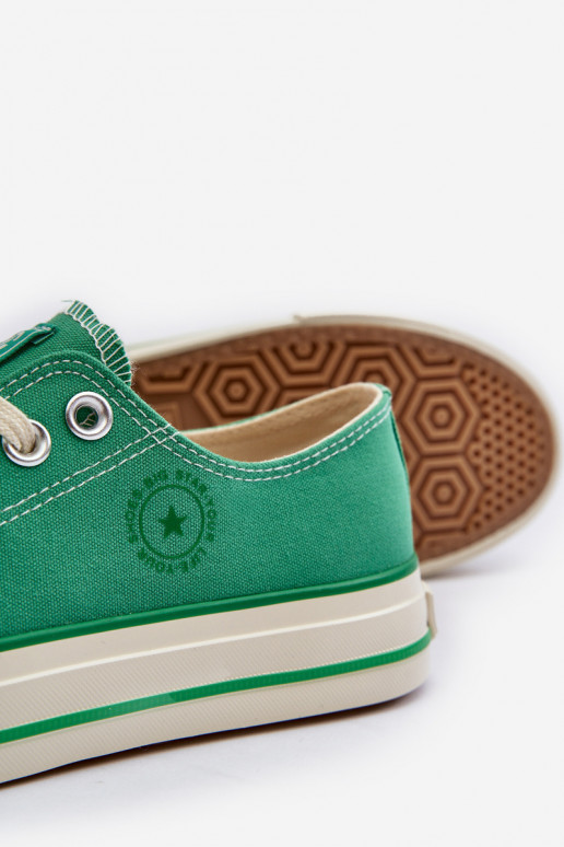 sieviešu puszābaki Big Star NN274268 Zaļas krāsas sieviešu puszābaki Big Star NN274268 Zaļas krāsas