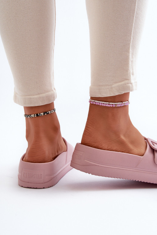 Vieglas čības ar platformu ar sprādzēm Big Star NN274A663 Rozā krāsas Vieglas čības ar platformu ar sprādzēm Big Star NN274A663 Rozā krāsas