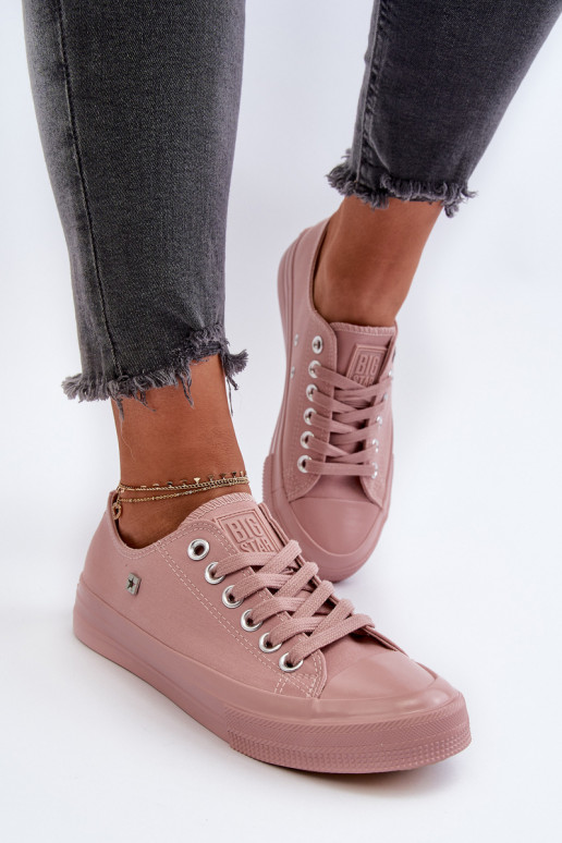 Klasiska modeļa sieviešu puszābaki Big Star NN274291 Rozā krāsas Klasiska modeļa sieviešu puszābaki Big Star NN274291 Rozā krāsas