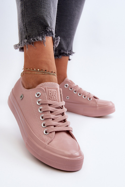 Klasiska modeļa sieviešu puszābaki Big Star NN274291 Rozā krāsas Klasiska modeļa sieviešu puszābaki Big Star NN274291 Rozā krāsas