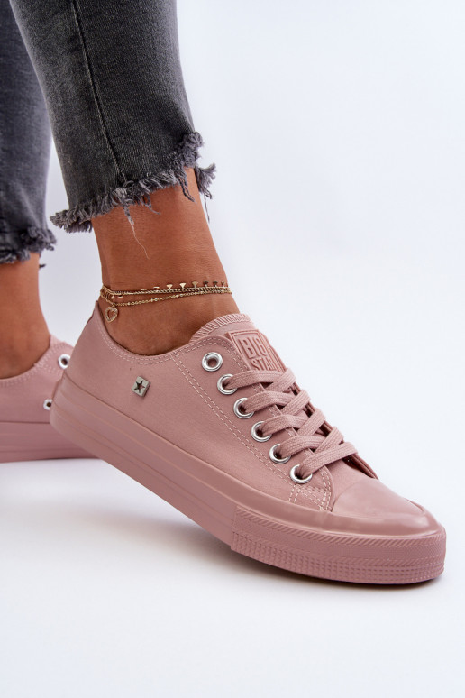 Klasiska modeļa sieviešu puszābaki Big Star NN274291 Rozā krāsas Klasiska modeļa sieviešu puszābaki Big Star NN274291 Rozā krāsas