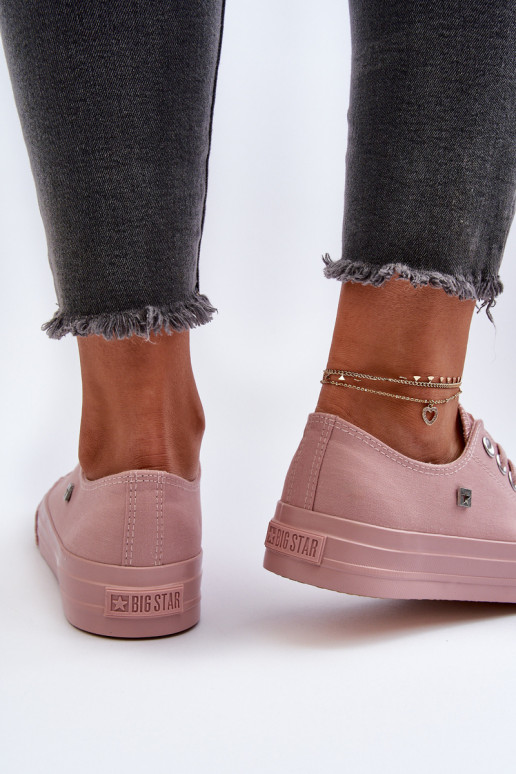 Klasiska modeļa sieviešu puszābaki Big Star NN274291 Rozā krāsas Klasiska modeļa sieviešu puszābaki Big Star NN274291 Rozā krāsas