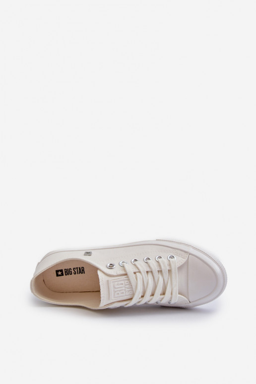 Klasiska modeļa sieviešu puszābaki Big Star NN274285 baltas krāsas