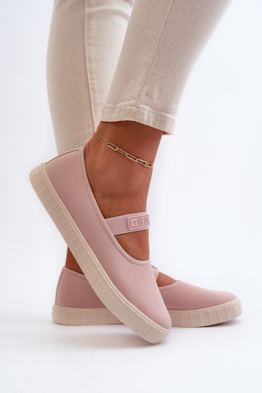 Sieviešu apavi Big Star NN274606 Rozā krāsas