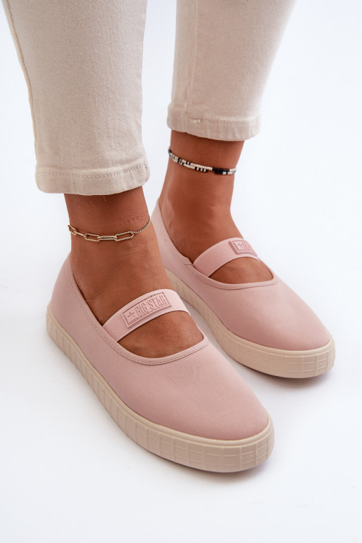 Sieviešu apavi Big Star NN274606 Rozā krāsas