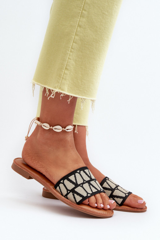 sieviešu čības ar platiem papēžiem melnas krāsas Traivea sieviešu čības ar platiem papēžiem melnas krāsas Traivea