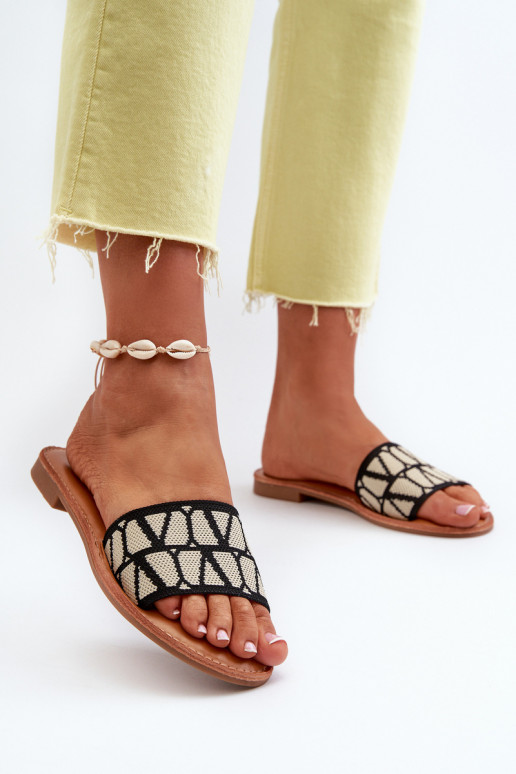 sieviešu čības ar platiem papēžiem melnas krāsas Traivea sieviešu čības ar platiem papēžiem melnas krāsas Traivea