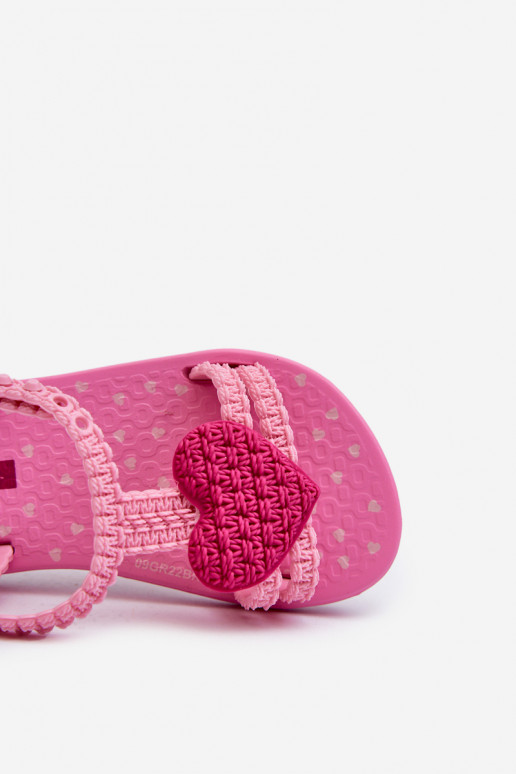 sandales Bērnu apavi ar sirsniņām 81997 Ipanema My First Baby Rozā krāsas sandales Bērnu apavi ar sirsniņām 81997 Ipanema My First Baby Rozā krāsas