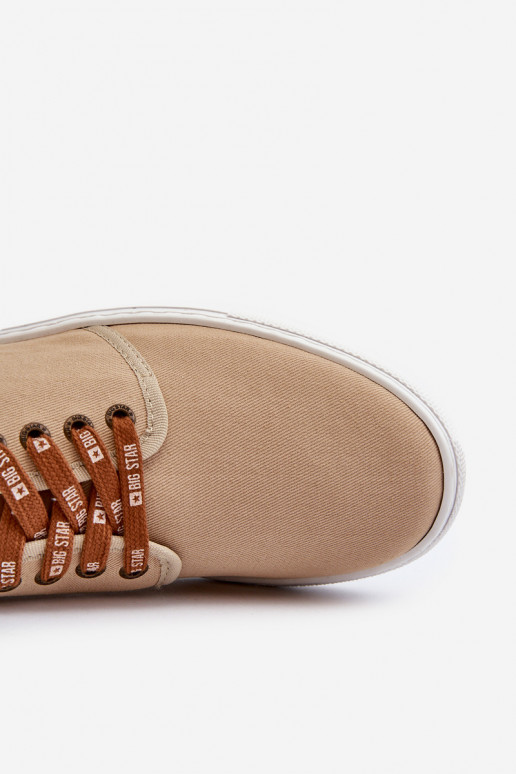 Sporta apavi Vīriešu brīvā laika apavi Big Star NN176001 Memory Foam System smilšu krāsas