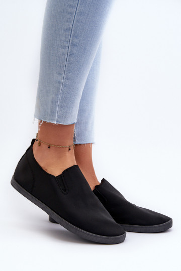 Sporta apavi brīvā laika apavi Slip-On melnas krāsas Lovinia 2