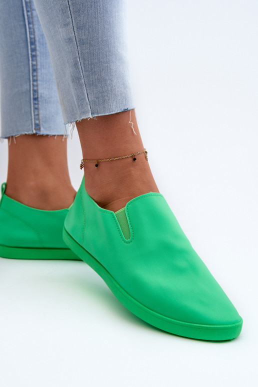 Sporta apavi brīvā laika apavi Slip-On Zaļas krāsas Lovinia Sporta apavi brīvā laika apavi Slip-On Zaļas krāsas Lovinia
