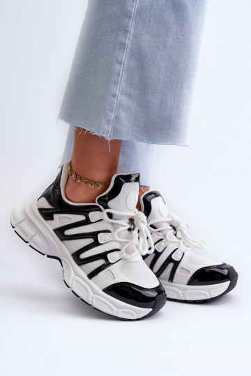 Sneakers modeļa apavi   Baltas-melnas krāsas Ahmani 2