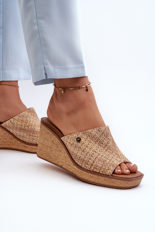 sieviešu čības  Sergio Leone KL213 smilšu krāsas