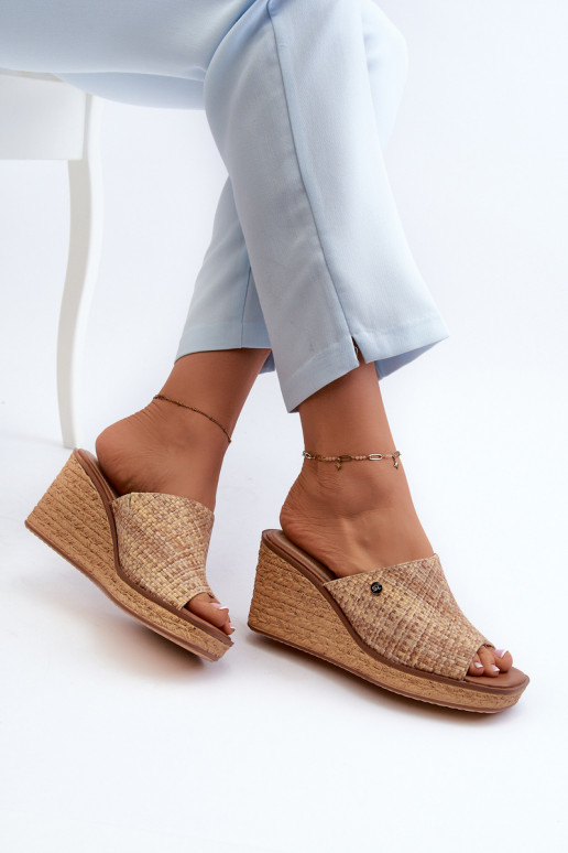 sieviešu čības  Sergio Leone KL213 smilšu krāsas