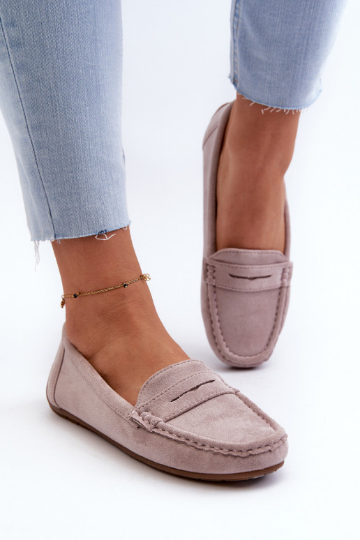 Eleganti zamšādas lauferi Violeta krāsa Lenvie Eleganti zamšādas lauferi Violeta krāsa Lenvie