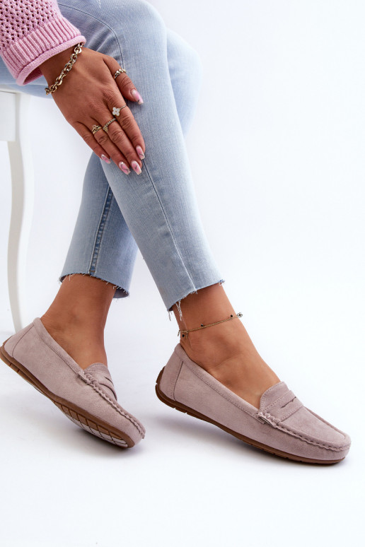 Eleganti zamšādas lauferi Violeta krāsa Lenvie Eleganti zamšādas lauferi Violeta krāsa Lenvie