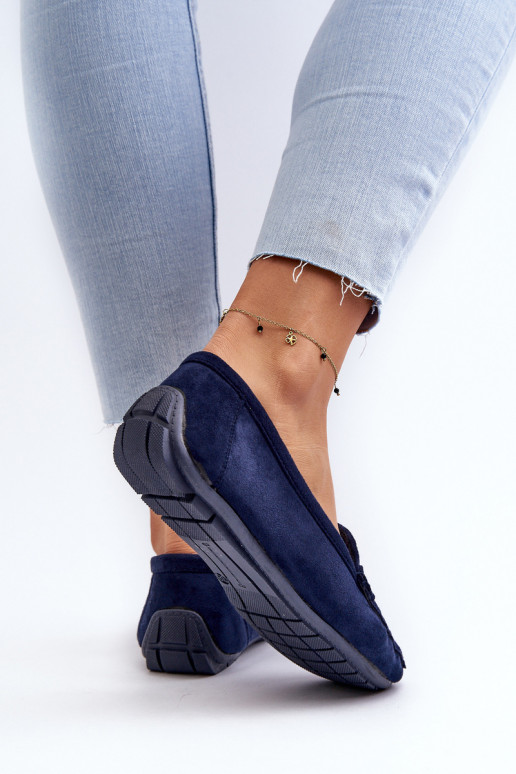 Stilīgasrnas Zamšādas mokasīni tumši zilas krāsas Rabell Stilīgasrnas Zamšādas mokasīni tumši zilas krāsas Rabell