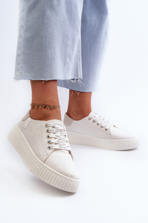 sieviešu puszābaki MEMORY FOAM SYSTEM BIG STAR NN276001 baltas krāsas sieviešu puszābaki MEMORY FOAM SYSTEM BIG STAR NN276001 baltas krāsas