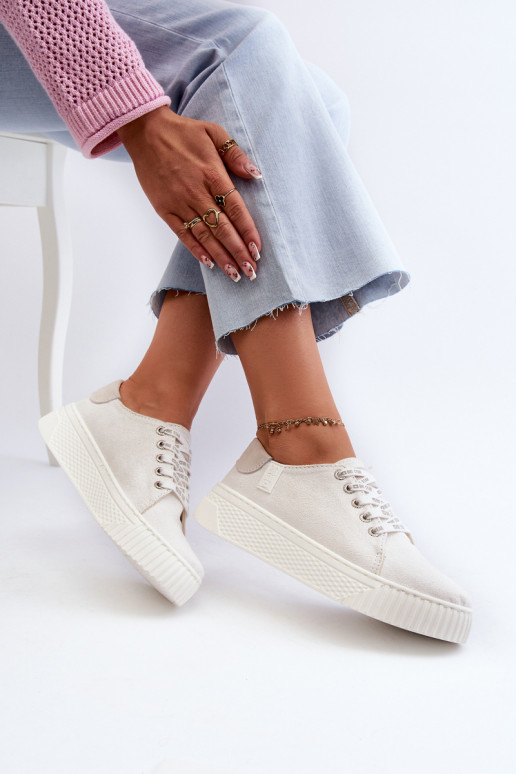 sieviešu puszābaki MEMORY FOAM SYSTEM BIG STAR NN276001 baltas krāsas sieviešu puszābaki MEMORY FOAM SYSTEM BIG STAR NN276001 baltas krāsas