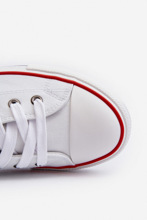 Vīriešu brīvā laika apavi Big Star NN174301 HI-POLY SYSTEM baltas krāsas