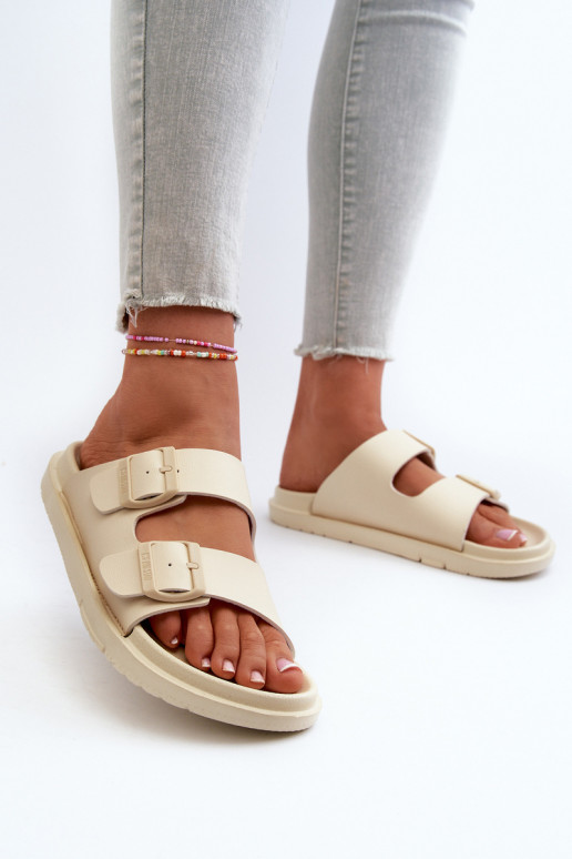 Vieglas čības   ar sprādzēm Big Star NN274A752 smilšu krāsas