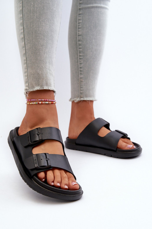 Vieglas čības   ar sprādzēm Big Star NN274A750 melnas krāsas