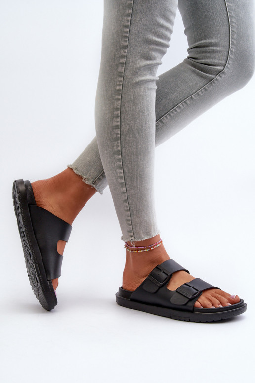 Vieglas čības   ar sprādzēm Big Star NN274A750 melnas krāsas