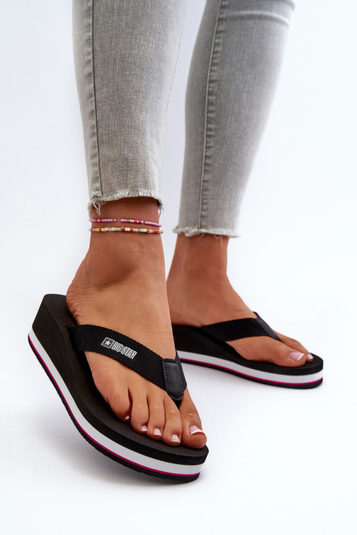 Čības modernas iešļūcenes  Big Star JJ274A332 melnas krāsas