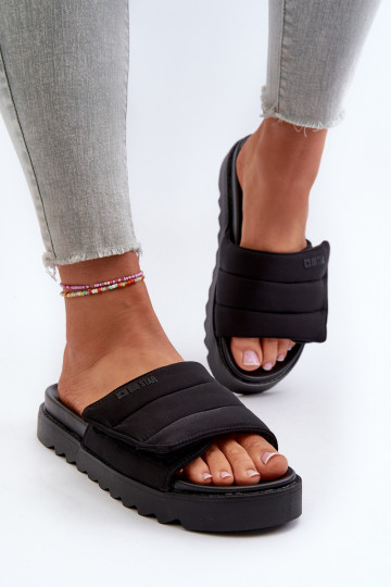 Čības ar platformu Big Star NN274772 melnas krāsas