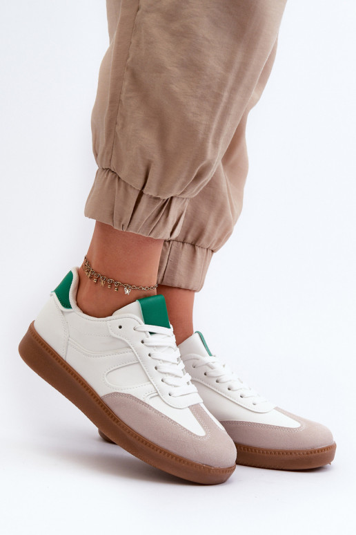 Sneakers modeļa apavi sporta apavi  baltas krāsas Uvetta