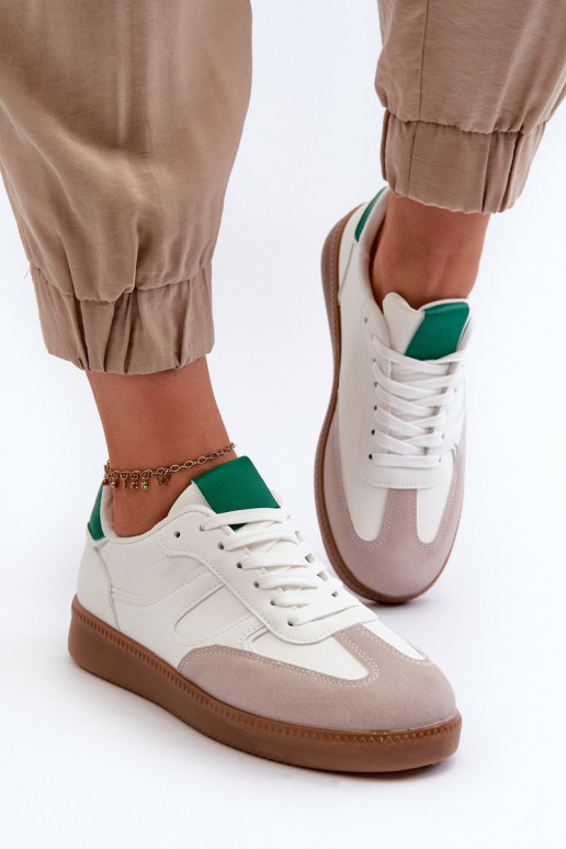 Sneakers modeļa apavi sporta apavi  baltas krāsas Uvetta