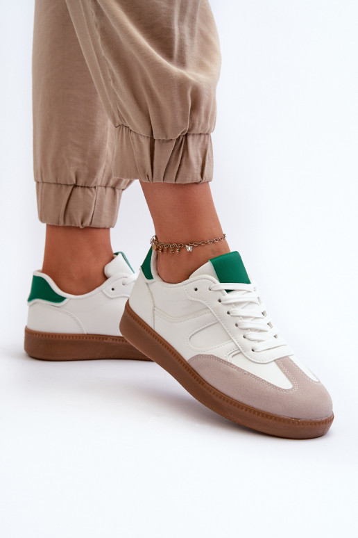 Sneakers modeļa apavi sporta apavi  baltas krāsas Uvetta