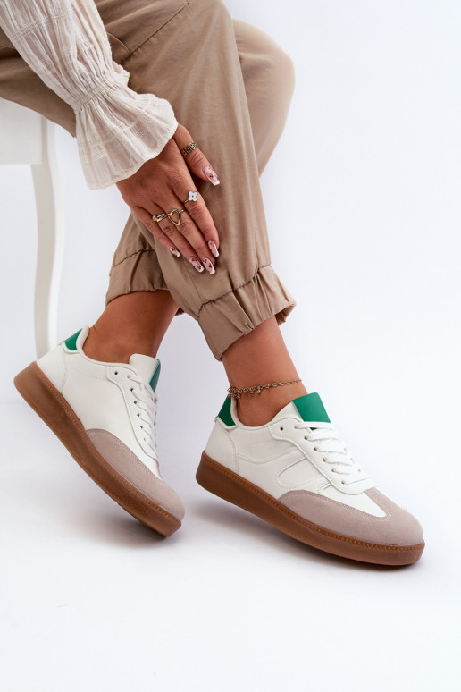 Sneakers modeļa apavi sporta apavi  baltas krāsas Uvetta