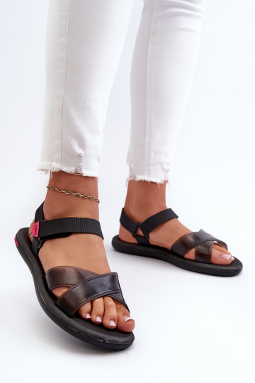 sandales   JJ285011 melnas krāsas