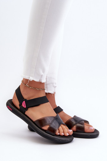 sandales   JJ285011 melnas krāsas 2