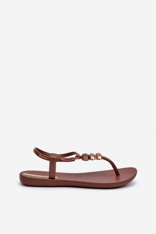 līdzenas zoles basenes modernas iešļūcenes 83507 Ipanema Class Blown Up Sandal Fem brūnas krāsas