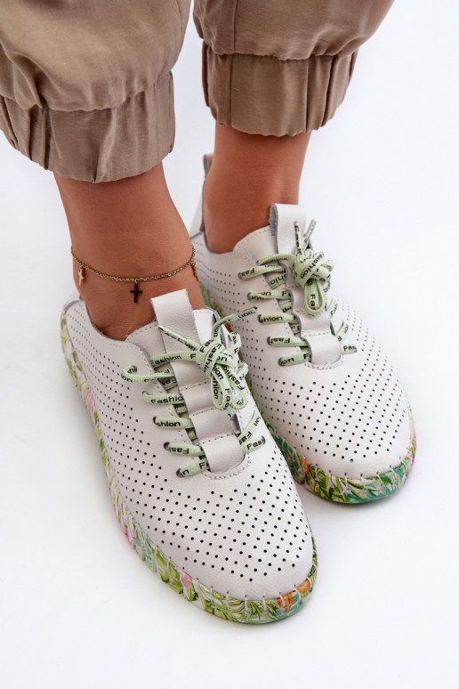 Sznurowe apavi    baltas krāsas Farnalea Sznurowe apavi    baltas krāsas Farnalea