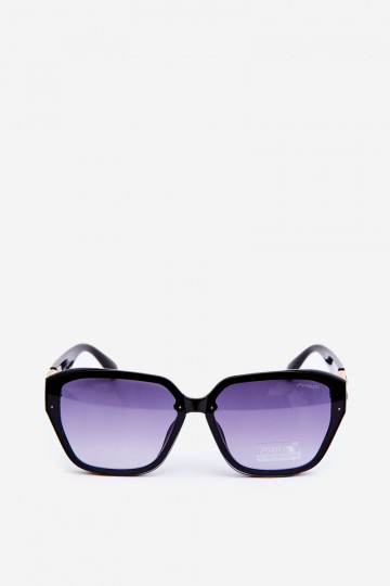 Sievišķīgs Saulesbrilles Ze Zelta krāsasm Detalem UV400 melnas krāsas 2