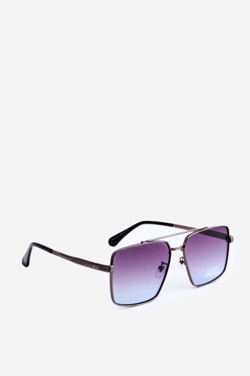 Saulesbrilles Sievišķīgs UV400 Melns un-Zilas krāsas