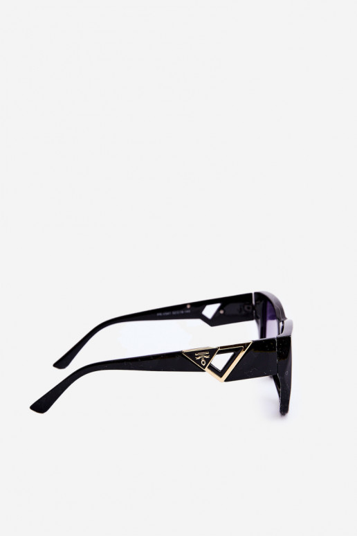 Sievišķīgs Saulesbrilles Ar dekorācijāmi Detalami UV400 melnas krāsas