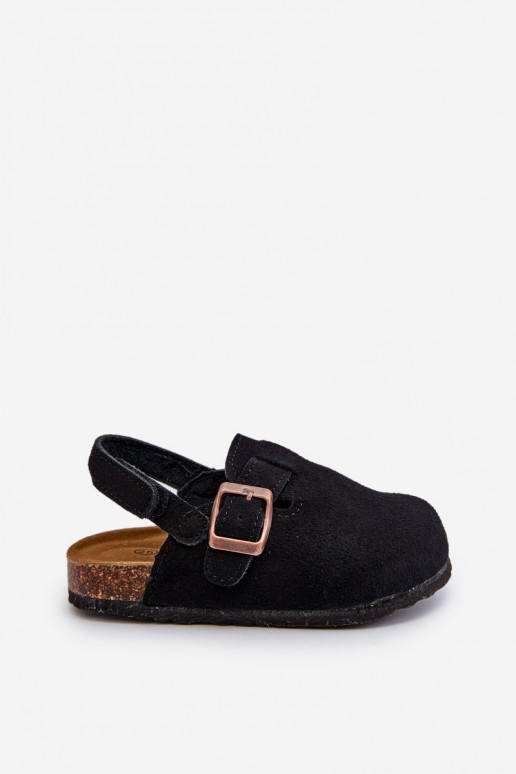 Čības Bērnu apavi  melnas krāsas Vulagia Čības Bērnu apavi  melnas krāsas Vulagia